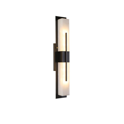 Possini Outdoor Alabaster Wall Light