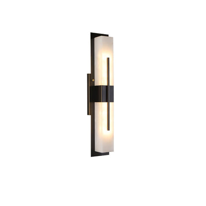 Possini Outdoor Alabaster Wall Light