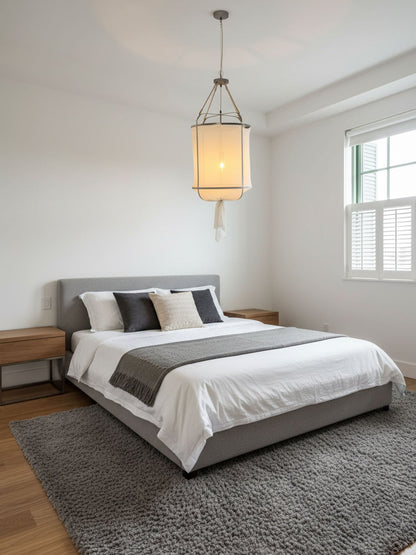Provence Linen Pendant Light
