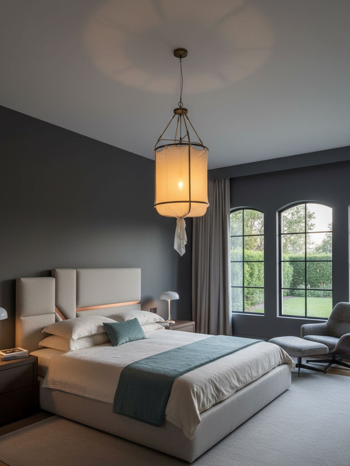 Provence Linen Pendant Light