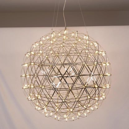 Silver Spark Ball Pendant Light