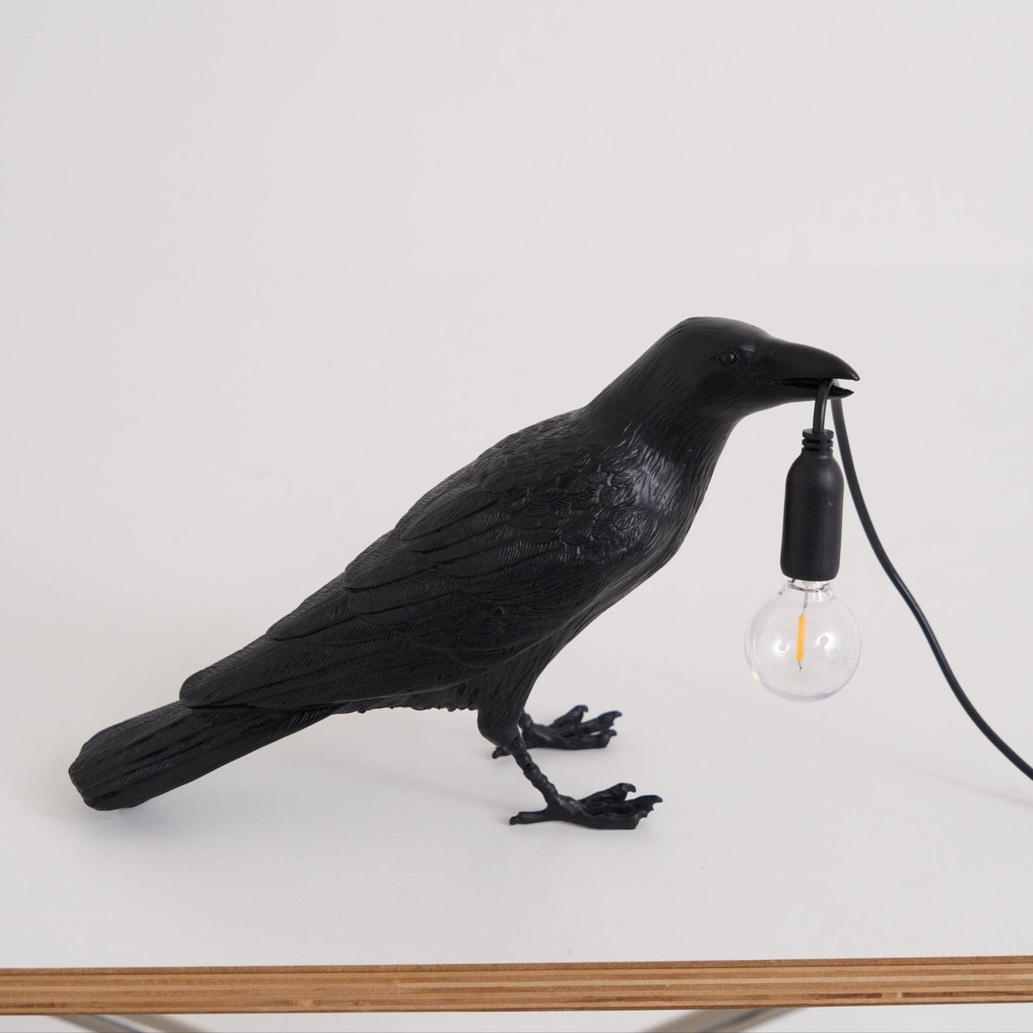 Raven Resin Table Lamp