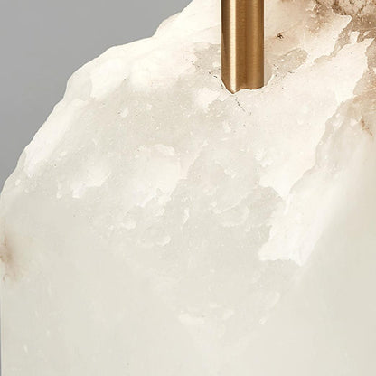 Raw Alabaster Table Lamp