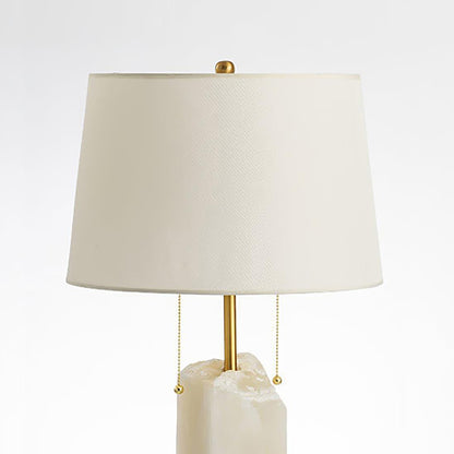 Raw Alabaster Table Lamp