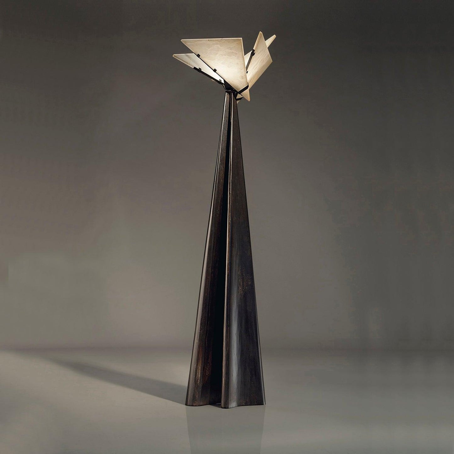 Religieuse Alabaster Floor Lamp