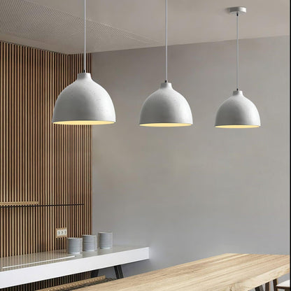 Resin Bowl Pendant Lamp