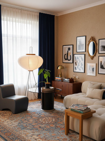 Elena Rice Paper Floor Lamp