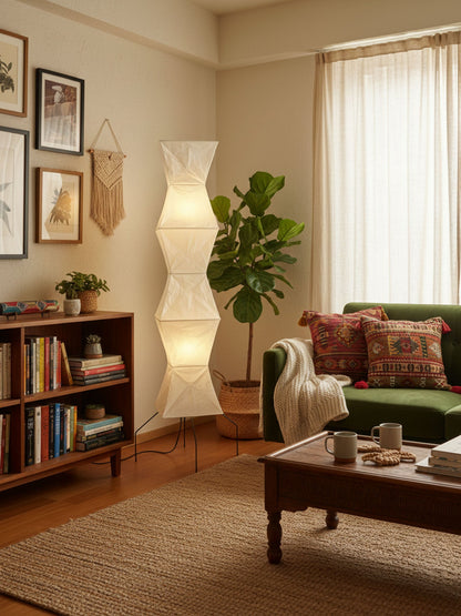 Elena Rice Paper Floor Lamp