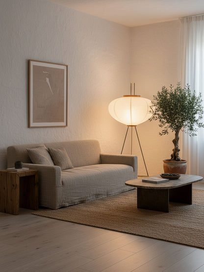 Elena Rice Paper Floor Lamp