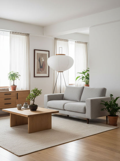 Elena Rice Paper Floor Lamp