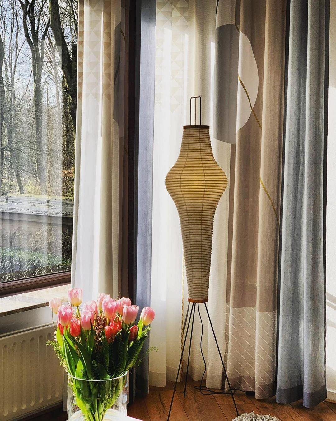 Elena Rice Paper Floor Lamp