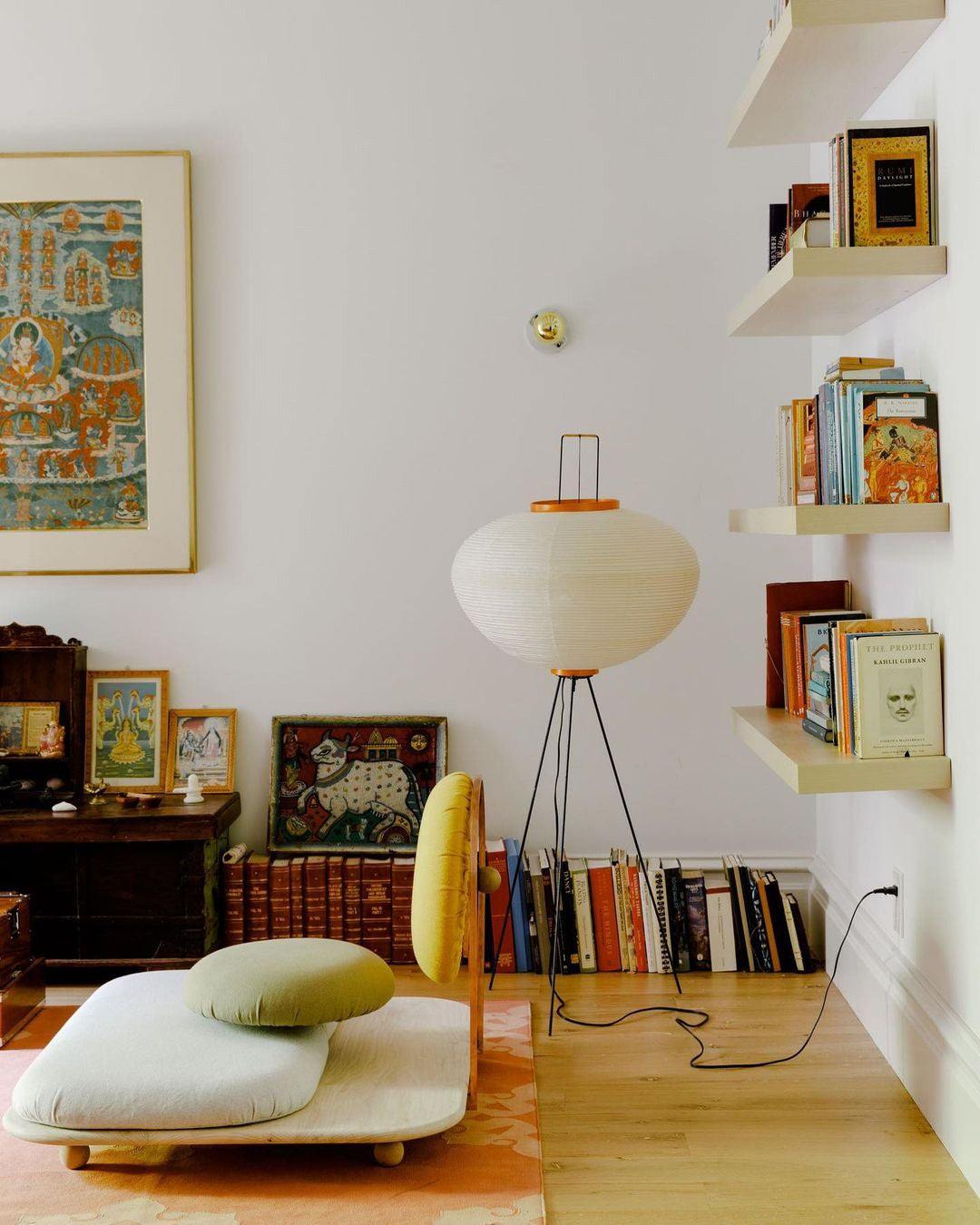 Elena Rice Paper Floor Lamp