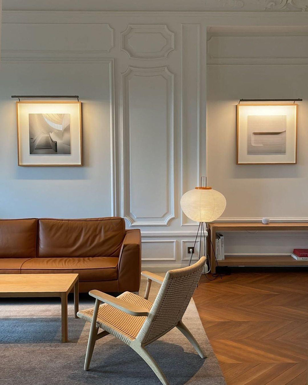 Elena Rice Paper Floor Lamp