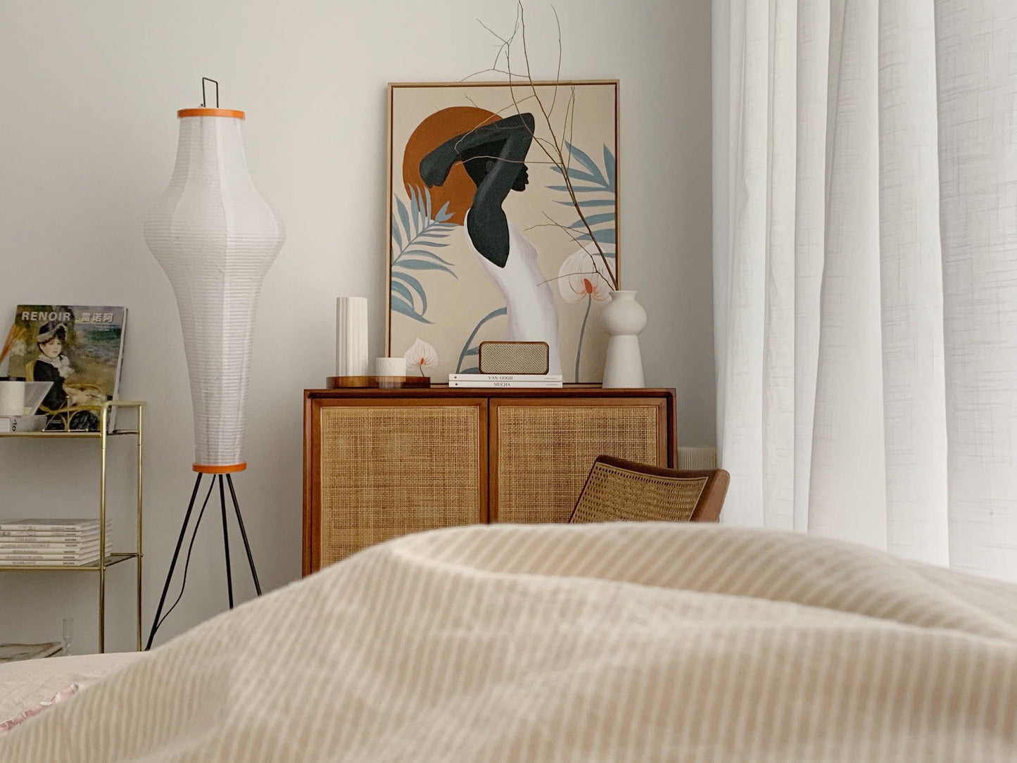 Elena Rice Paper Floor Lamp
