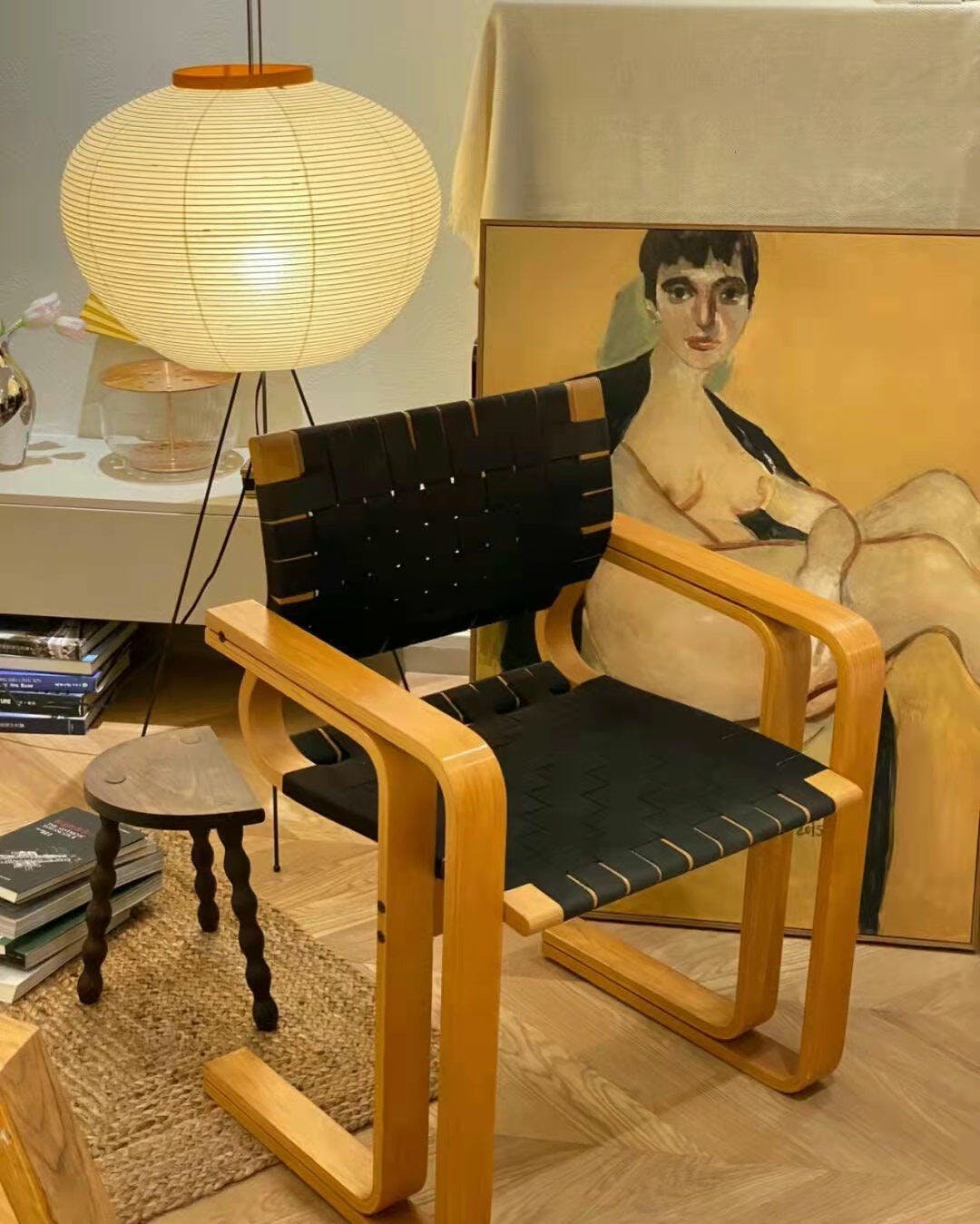 Elena Rice Paper Floor Lamp