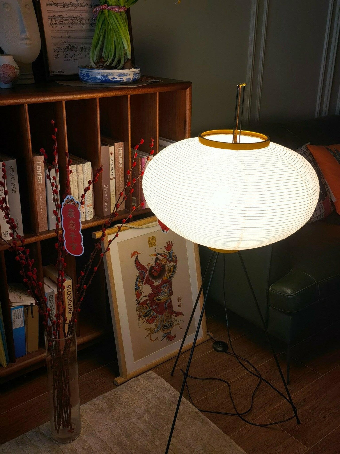Elena Rice Paper Floor Lamp