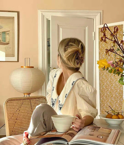 Elena Rice Paper Floor Lamp