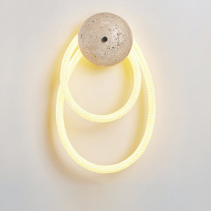 Rigel Travertine Wall Lamp