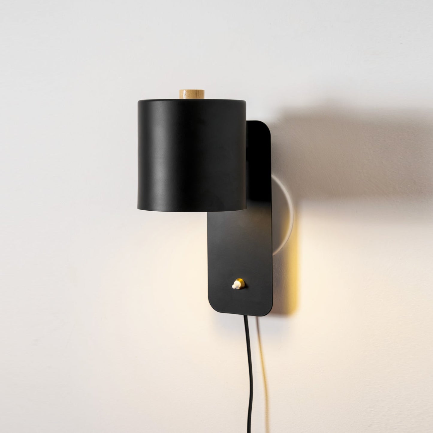 Clémence Rotatable Cylinder Plug-in Wall Lamp