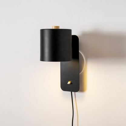 Clémence Rotatable Cylinder Plug-in Wall Lamp