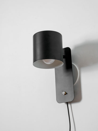 Clémence Rotatable Cylinder Plug-in Wall Lamp