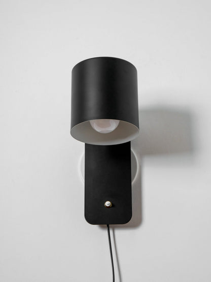 Clémence Rotatable Cylinder Plug-in Wall Lamp