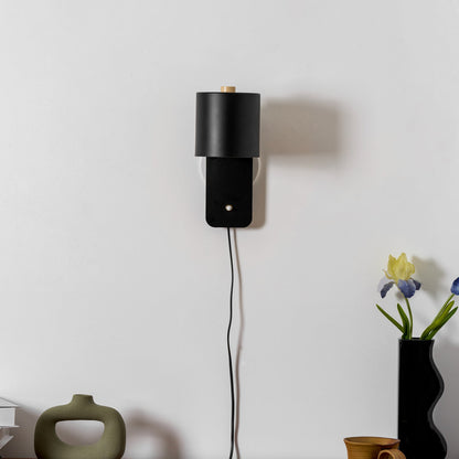 Clémence Rotatable Cylinder Plug-in Wall Lamp