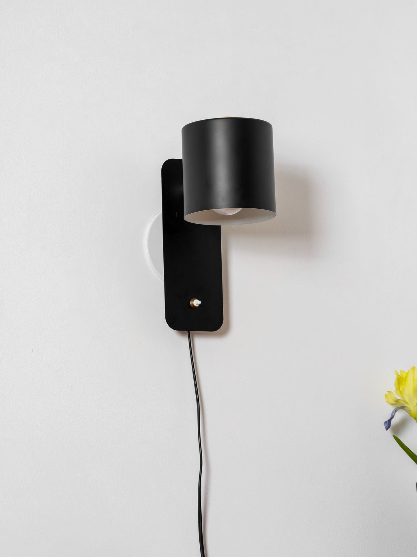 Clémence Rotatable Cylinder Plug-in Wall Lamp