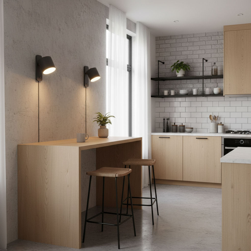 Clémence Rotatable Cylinder Plug-in Wall Lamp