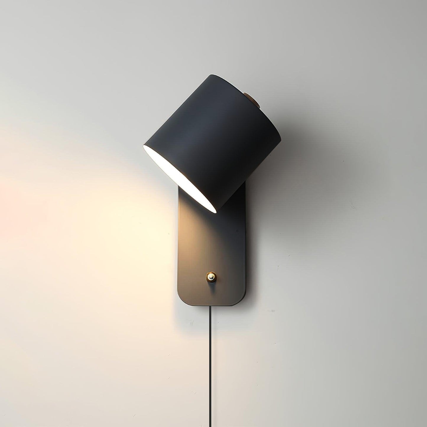 Clémence Rotatable Cylinder Plug-in Wall Lamp