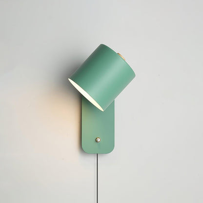 Clémence Rotatable Cylinder Plug-in Wall Lamp