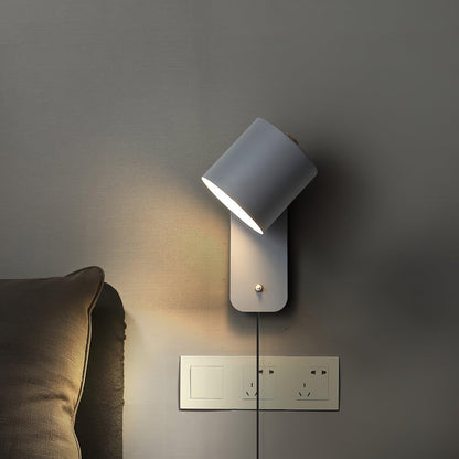 Clémence Rotatable Cylinder Plug-in Wall Lamp