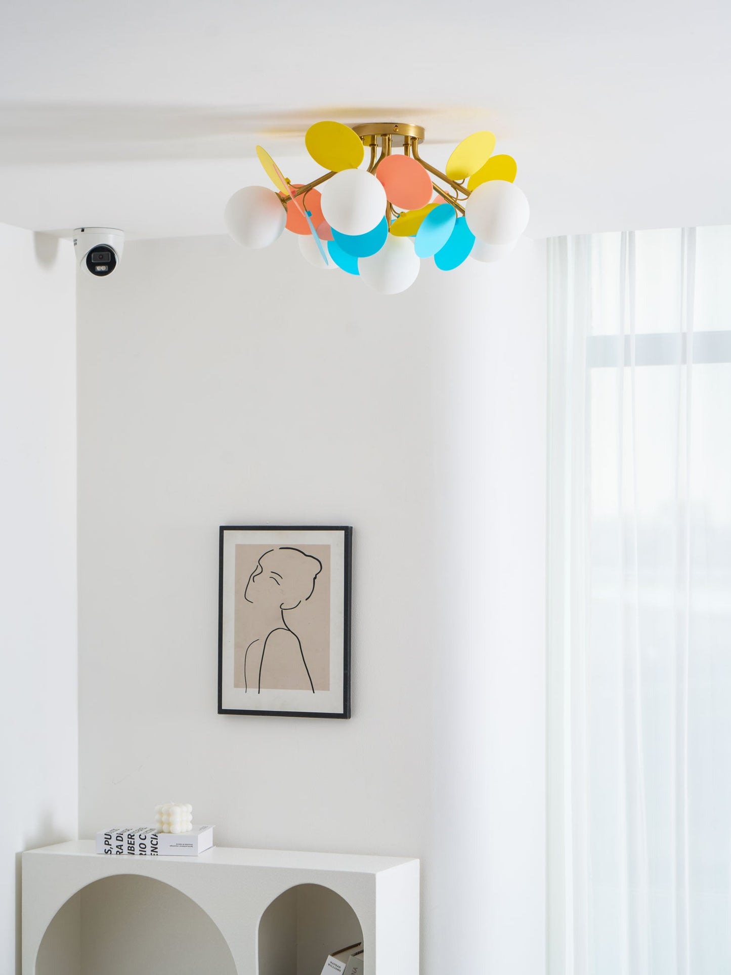 Round Macaron Ceiling Lamp
