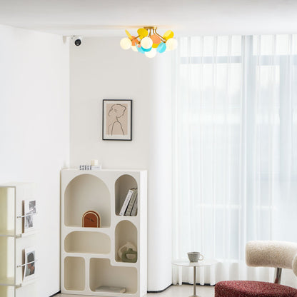 Round Macaron Ceiling Lamp