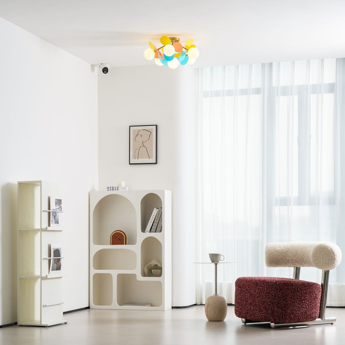 Round Macaron Ceiling Lamp