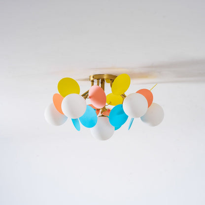 Round Macaron Ceiling Lamp