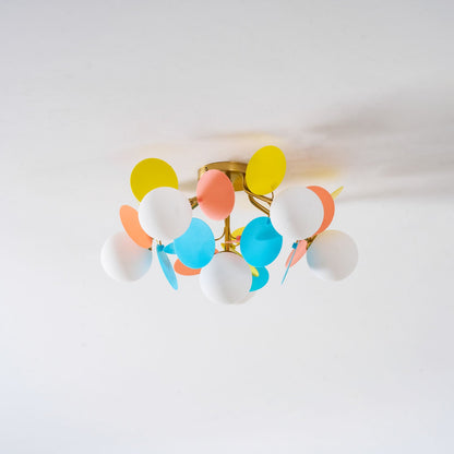 Round Macaron Ceiling Lamp