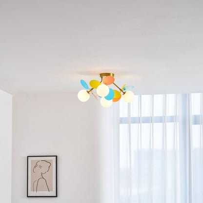 Round Macaron Ceiling Lamp