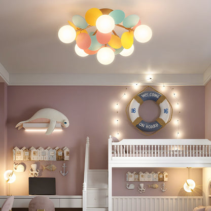 Round Macaron Ceiling Lamp