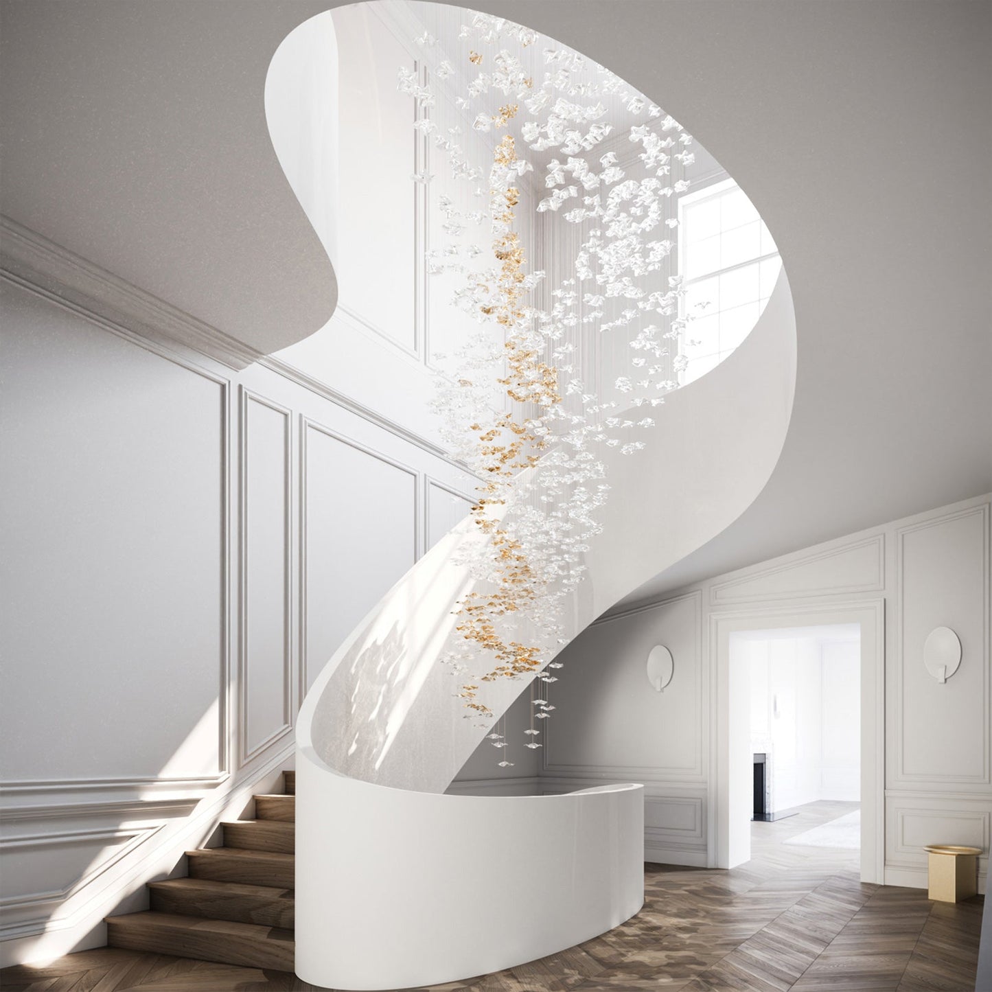 Tidal Art Glass Pendants Lamp