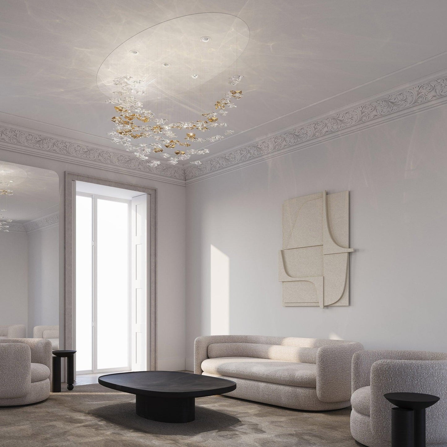 Tidal Art Glass Pendants Lamp