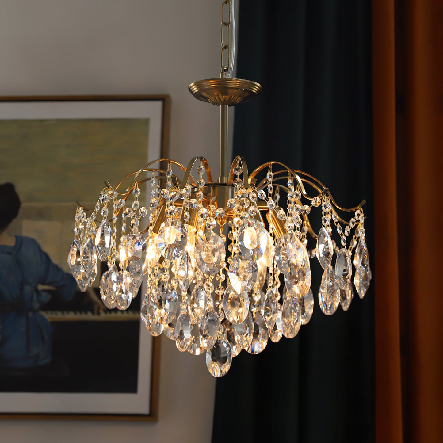 Sciolari Crystal Chandelier