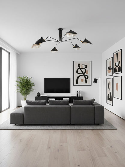 Serena Three Arm Ceiling Light