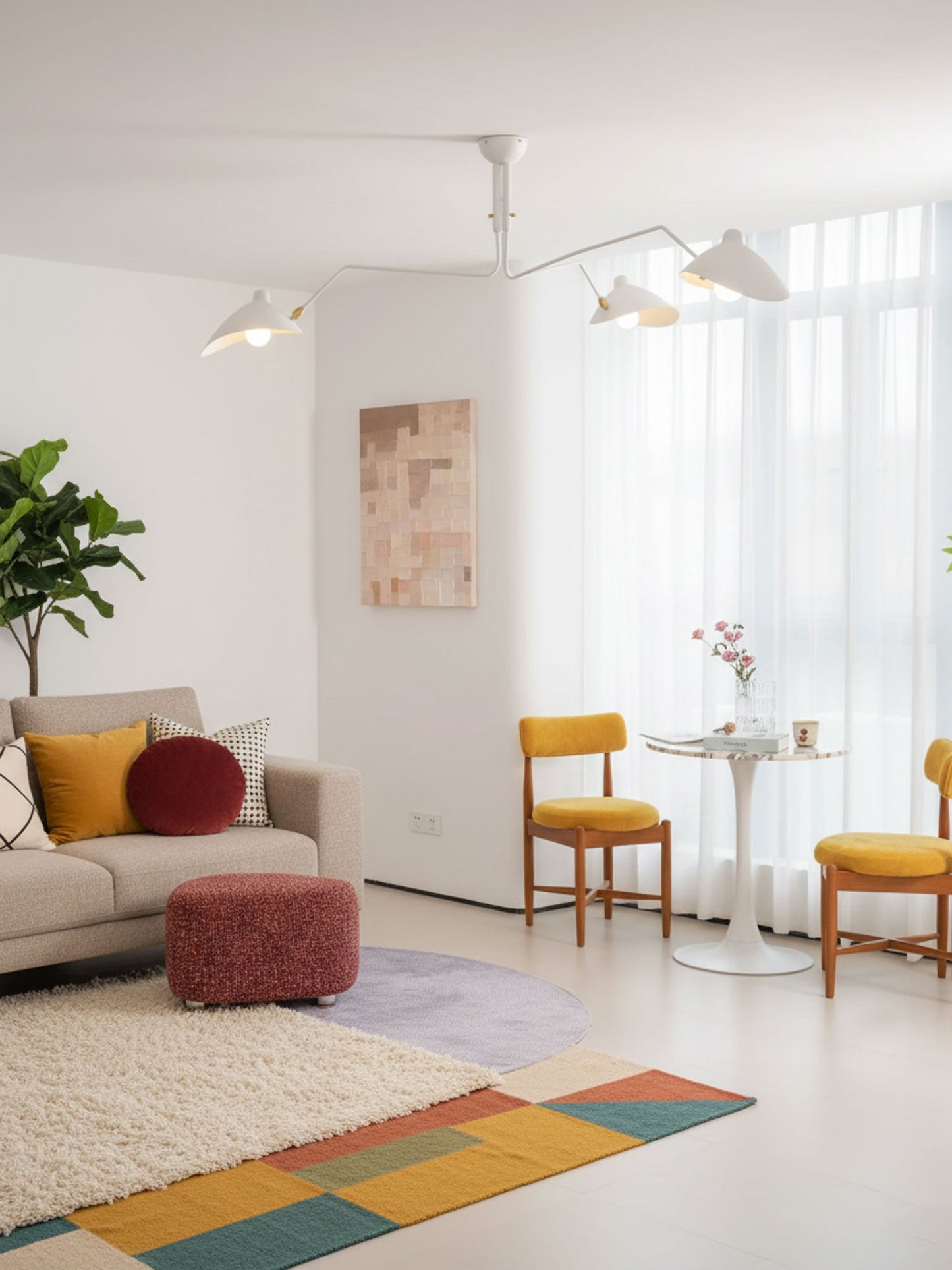 Serena Three Arm Ceiling Light