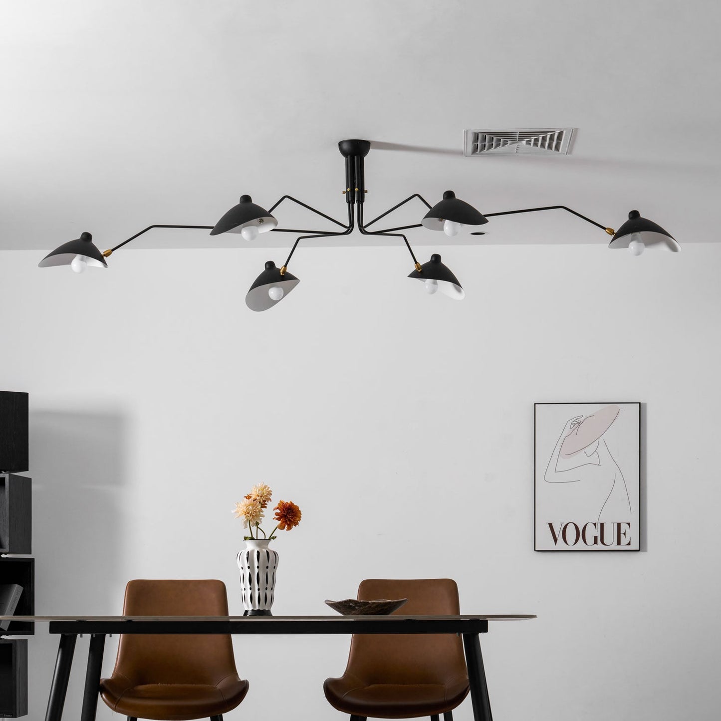 Serena Three Arm Ceiling Light