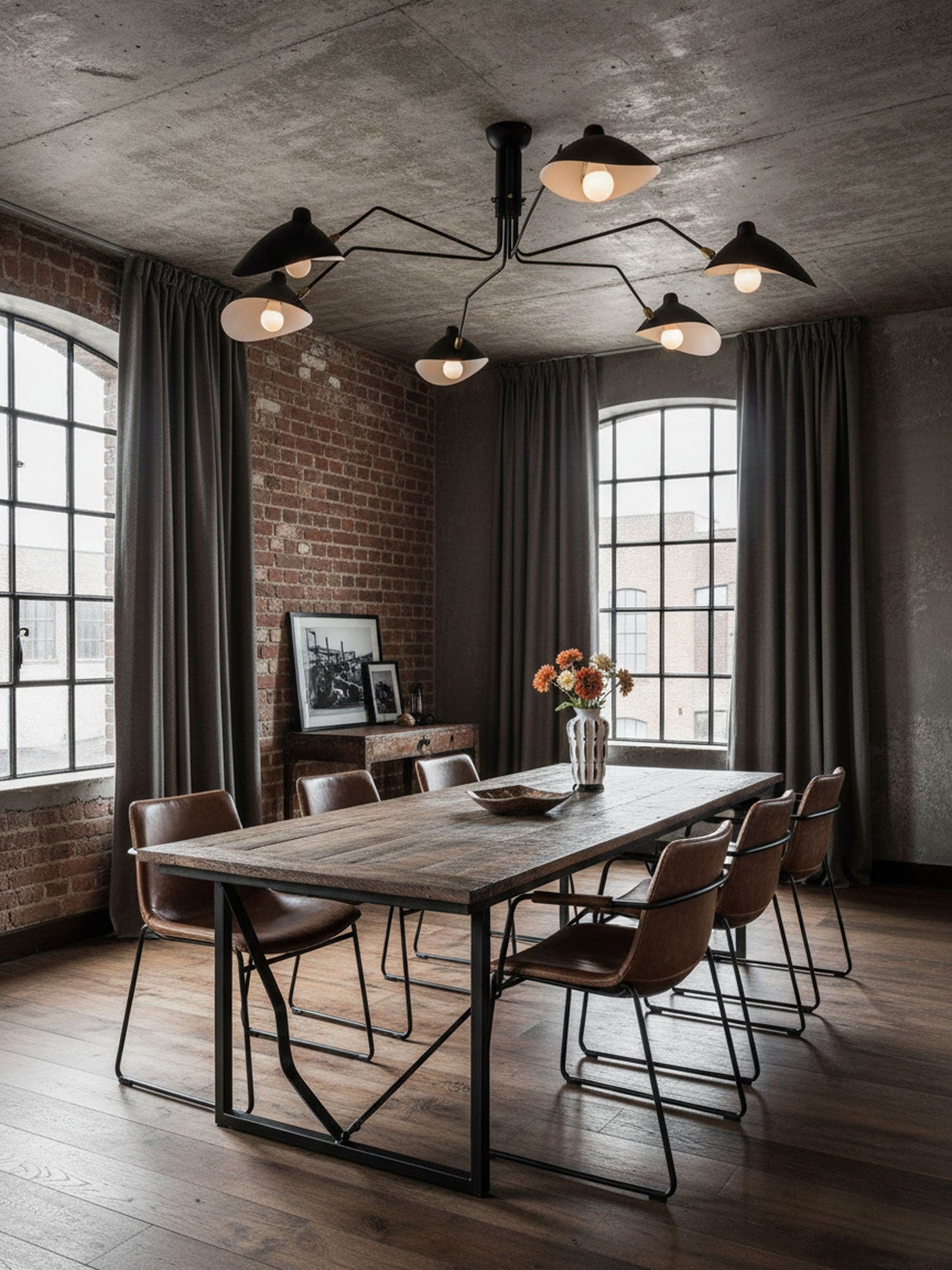 Serena Three Arm Ceiling Light