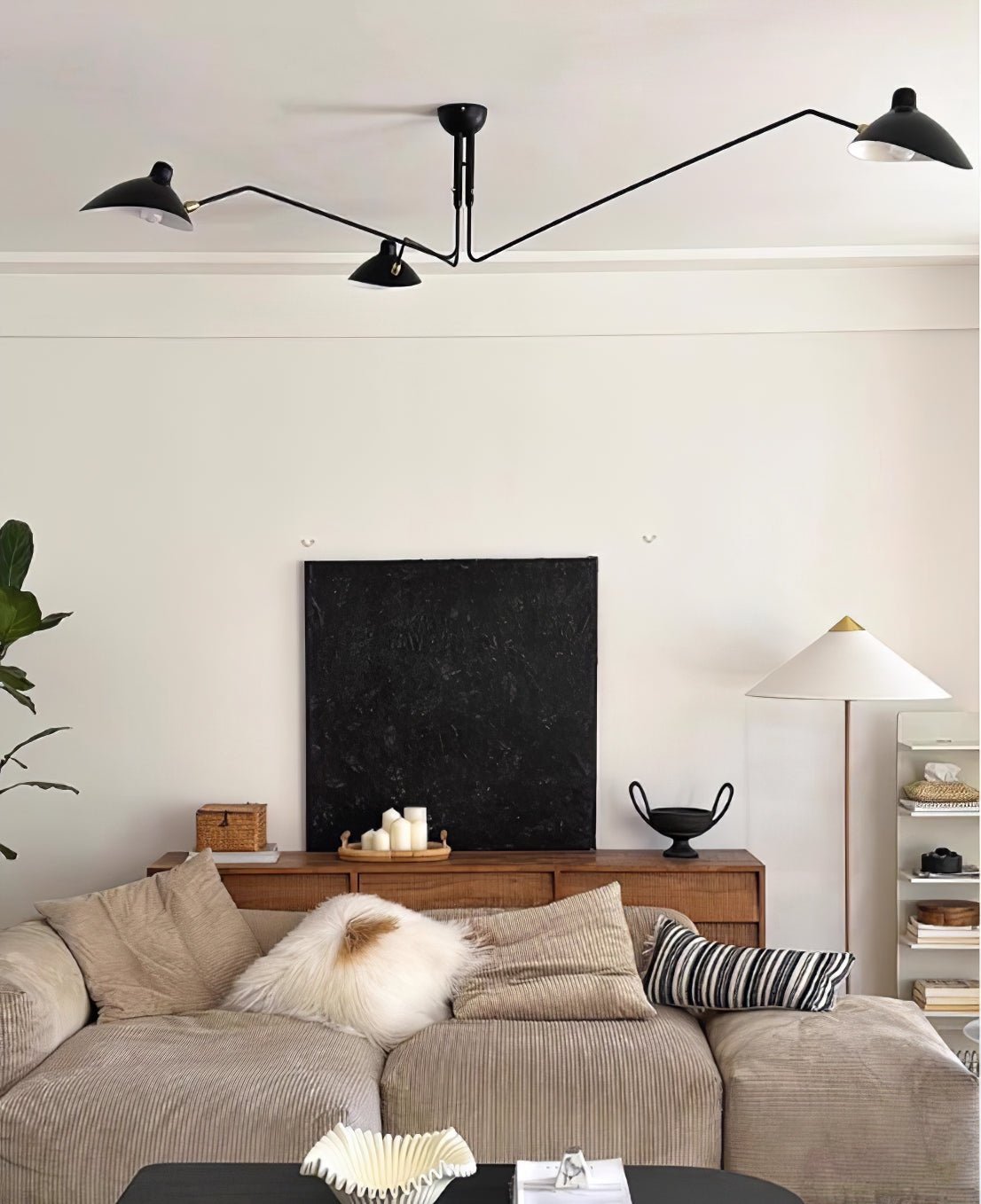 Serena Three Arm Ceiling Light