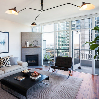 Serena Three Arm Ceiling Light