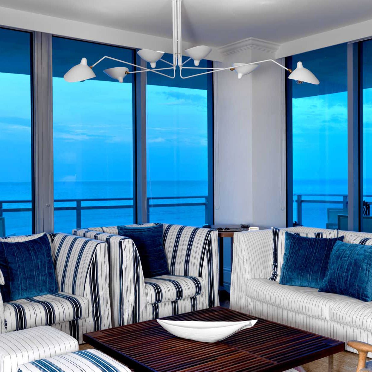 Serena Three Arm Ceiling Light