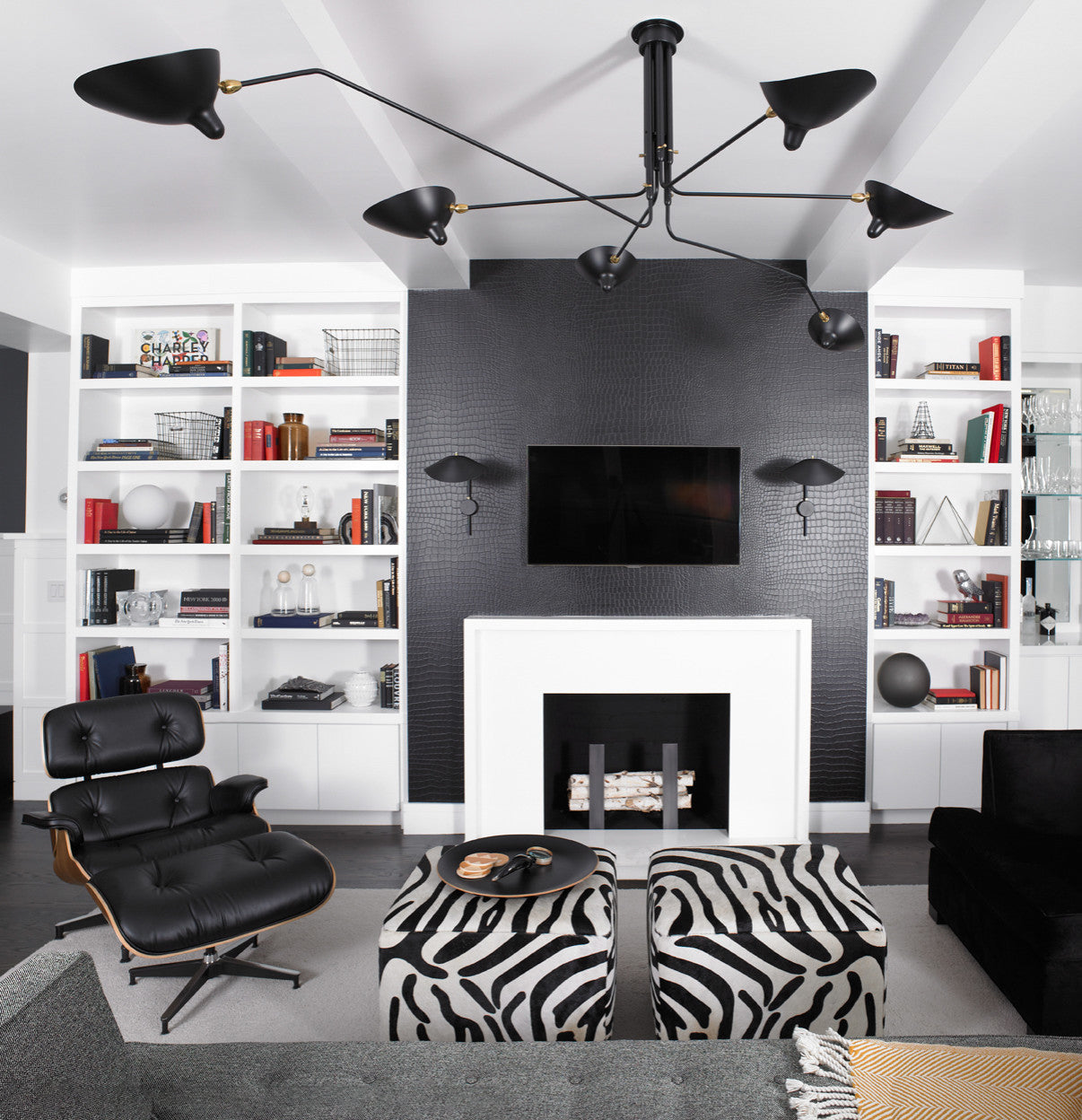 Serena Three Arm Ceiling Light